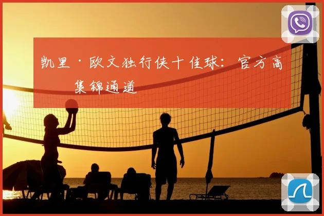 凯里·欧文独行侠十佳球：官方高清集锦通道