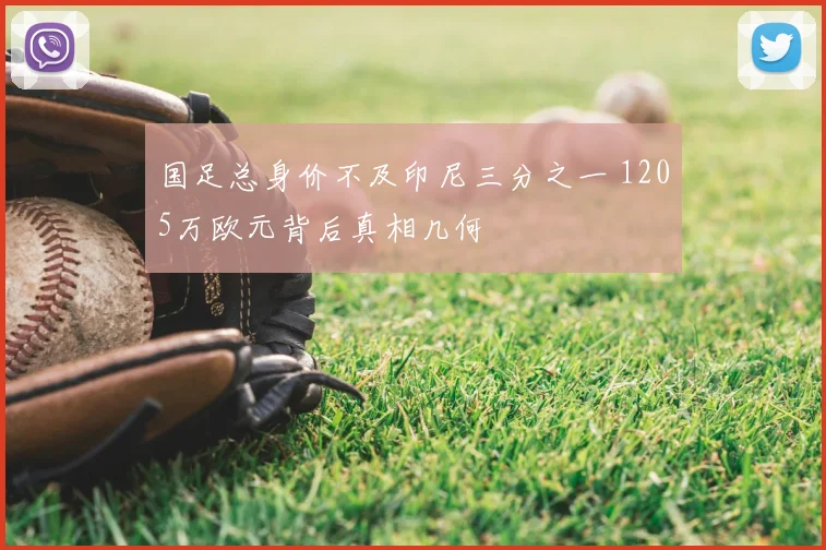 国足总身价不及印尼三分之一 1205万欧元背后真相几何